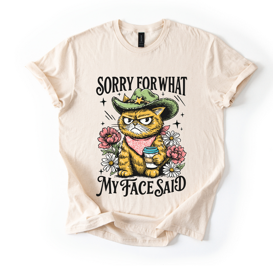 Sorry For What My Face Said