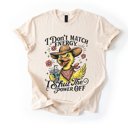 I Don’t Match Energy